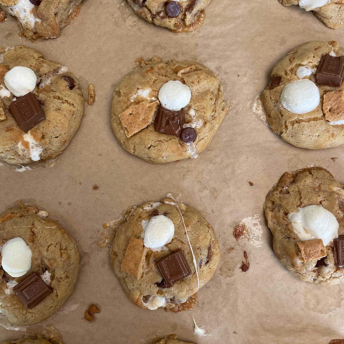 Brown Butter S’mores Cookies
