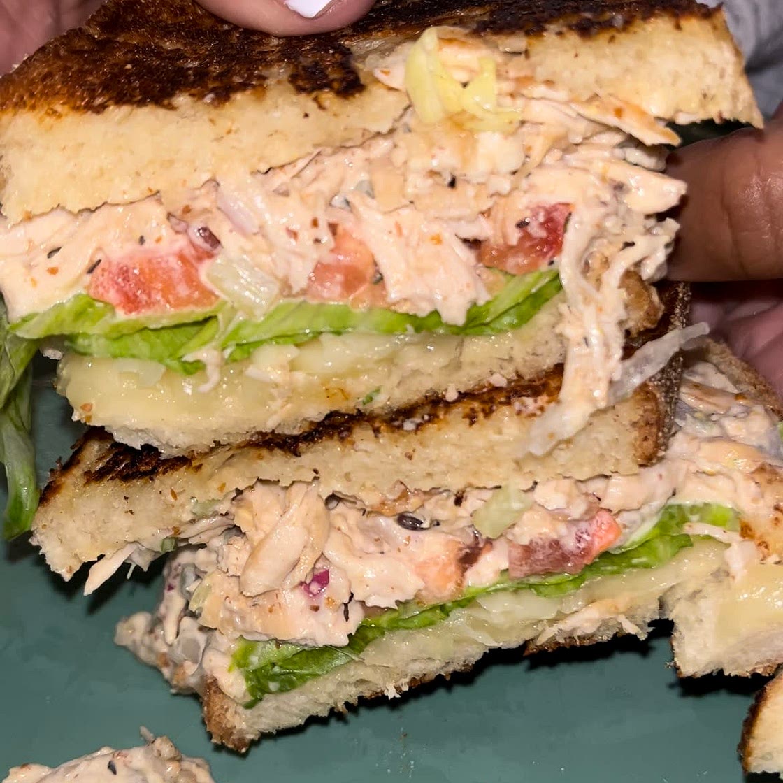 Chicken salad melt/sandwich 