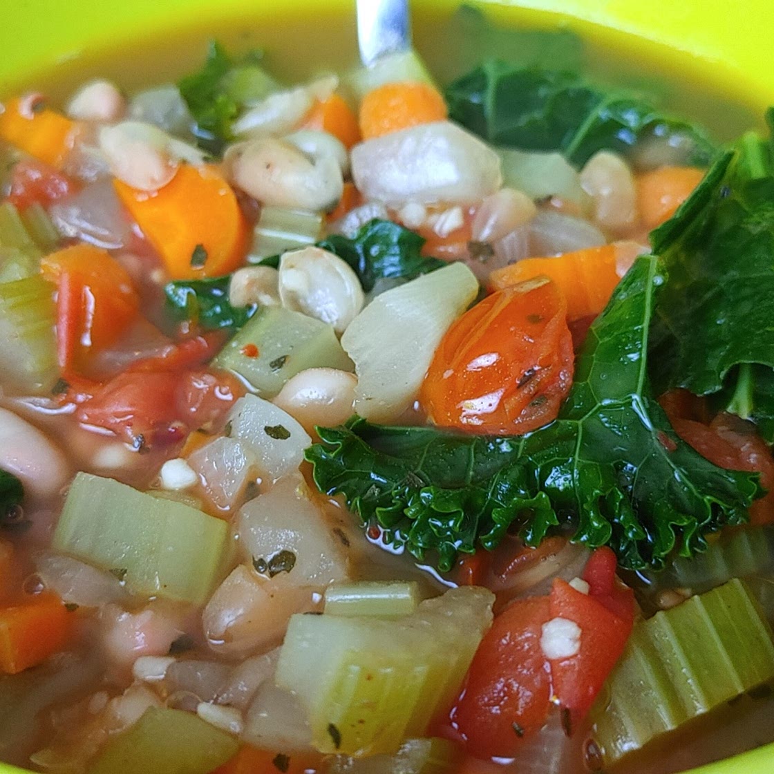 Tuscan White Bean Soup with Kale