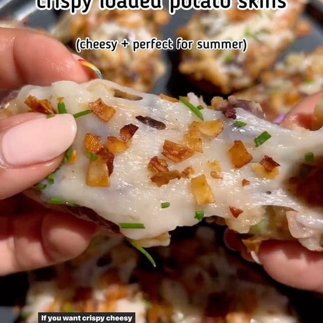 HEALTHY LOADED POTATO SKINS