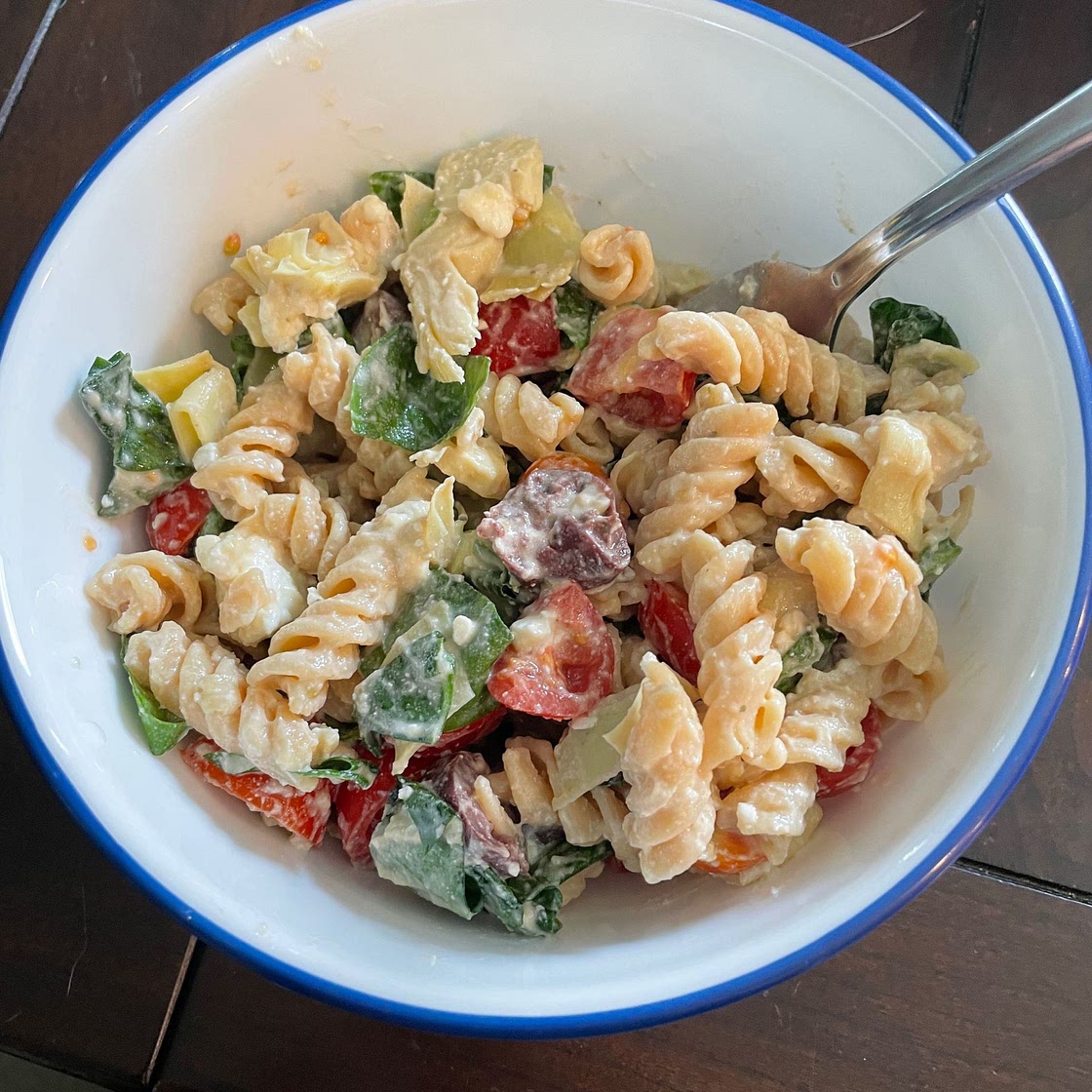 Creamy Vegan Hummus Pasta
