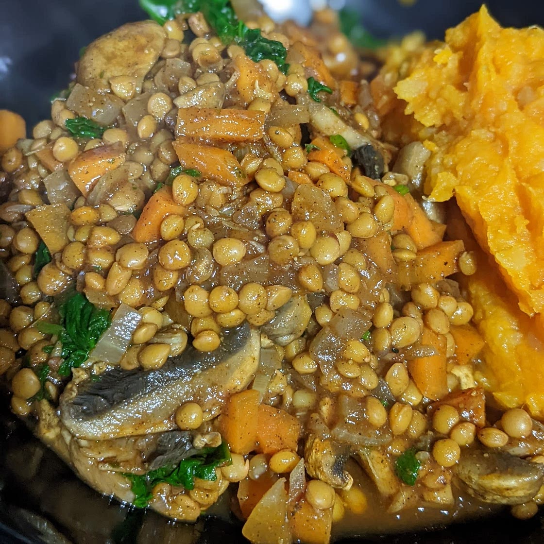 Spiced Lentils with Carrots