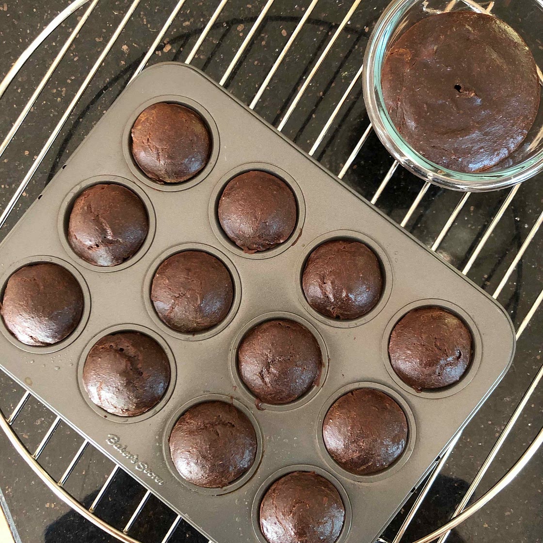 Eggless Chocolate Muffins