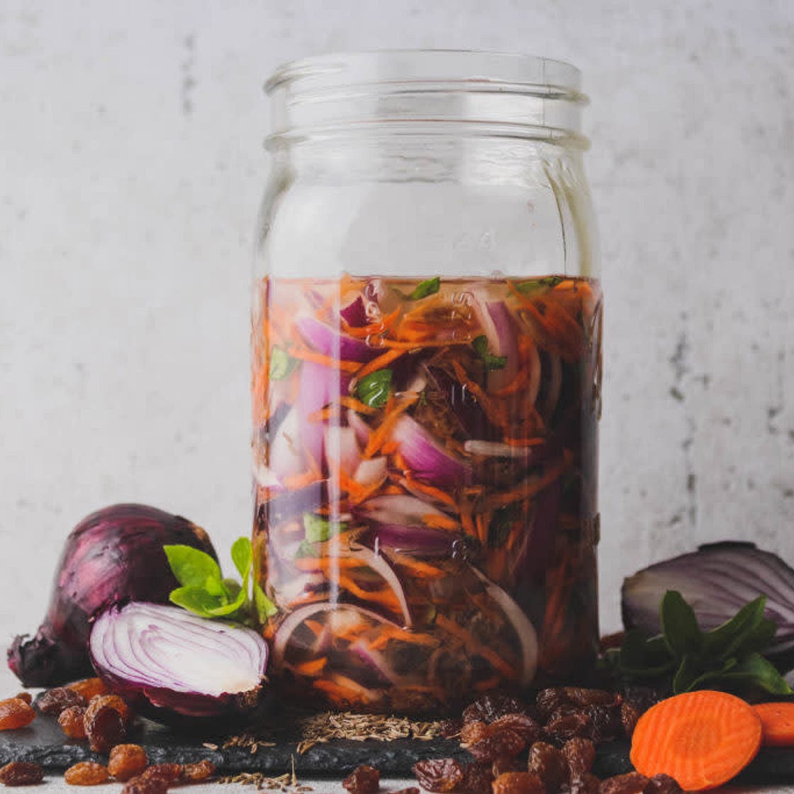 Würzig-süßer Zwiebelmix