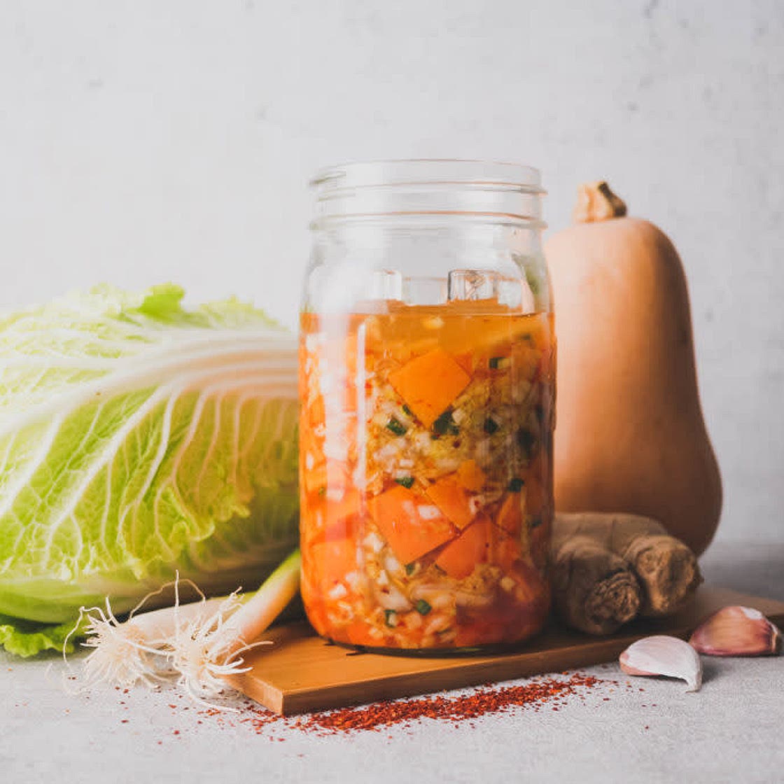 Kürbis-Kimchi