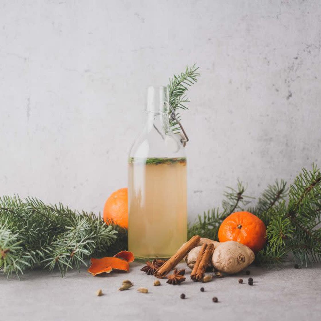 Nadelbaum-Gewürz-Wasserkefir
