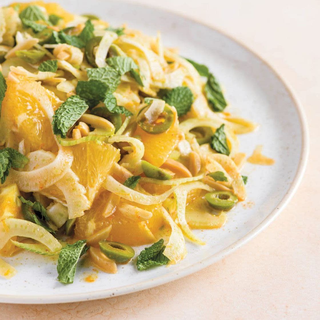 Fennel-Orange Salad with Harissa and Yogurt