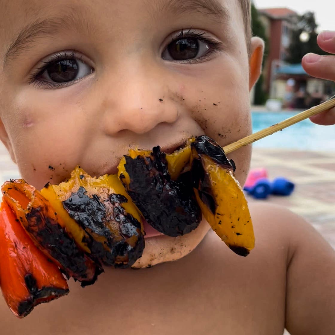 Sweet Baby Pepper Skewers 