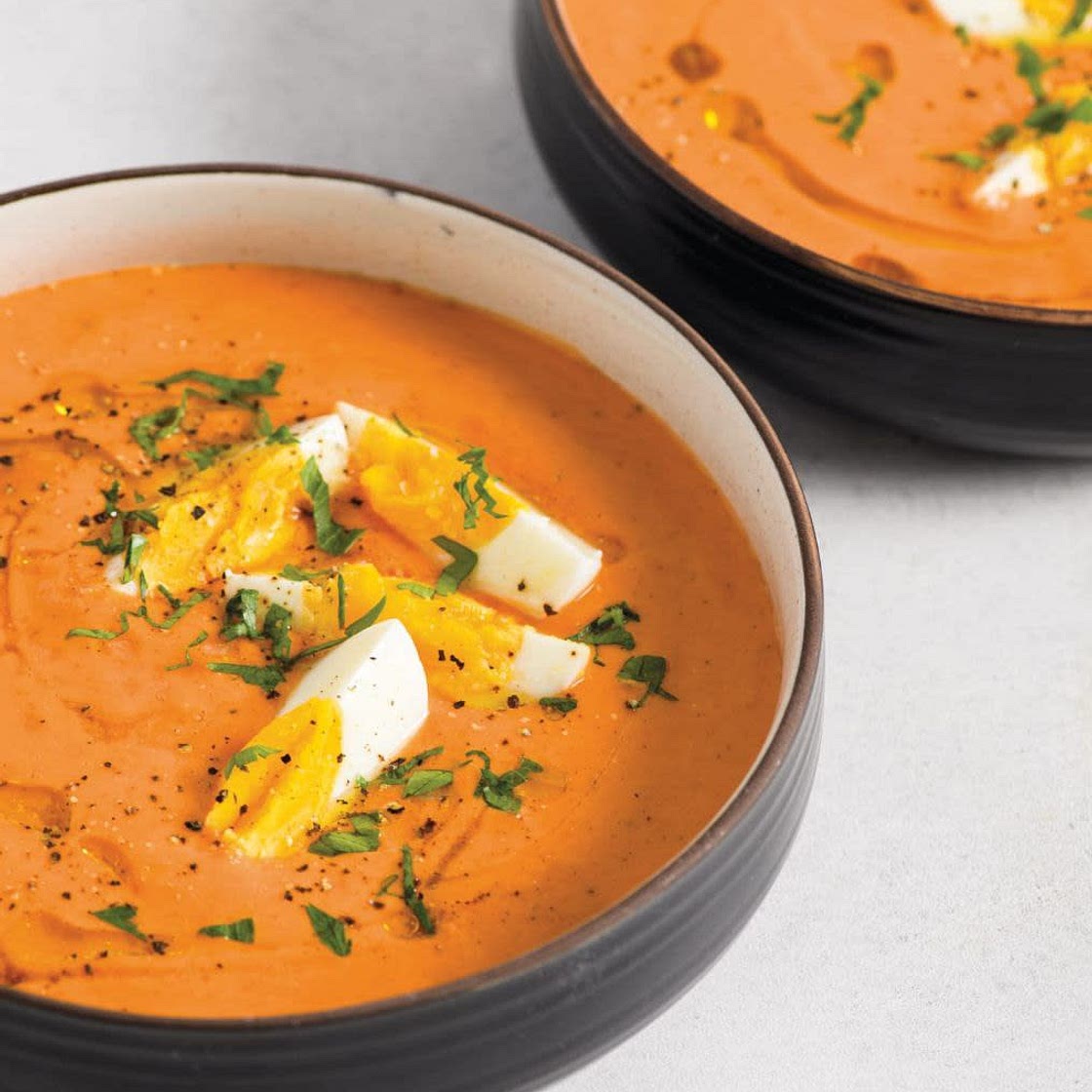 Andalusian Chilled Tomato and Bread Soup (Salmorejo)