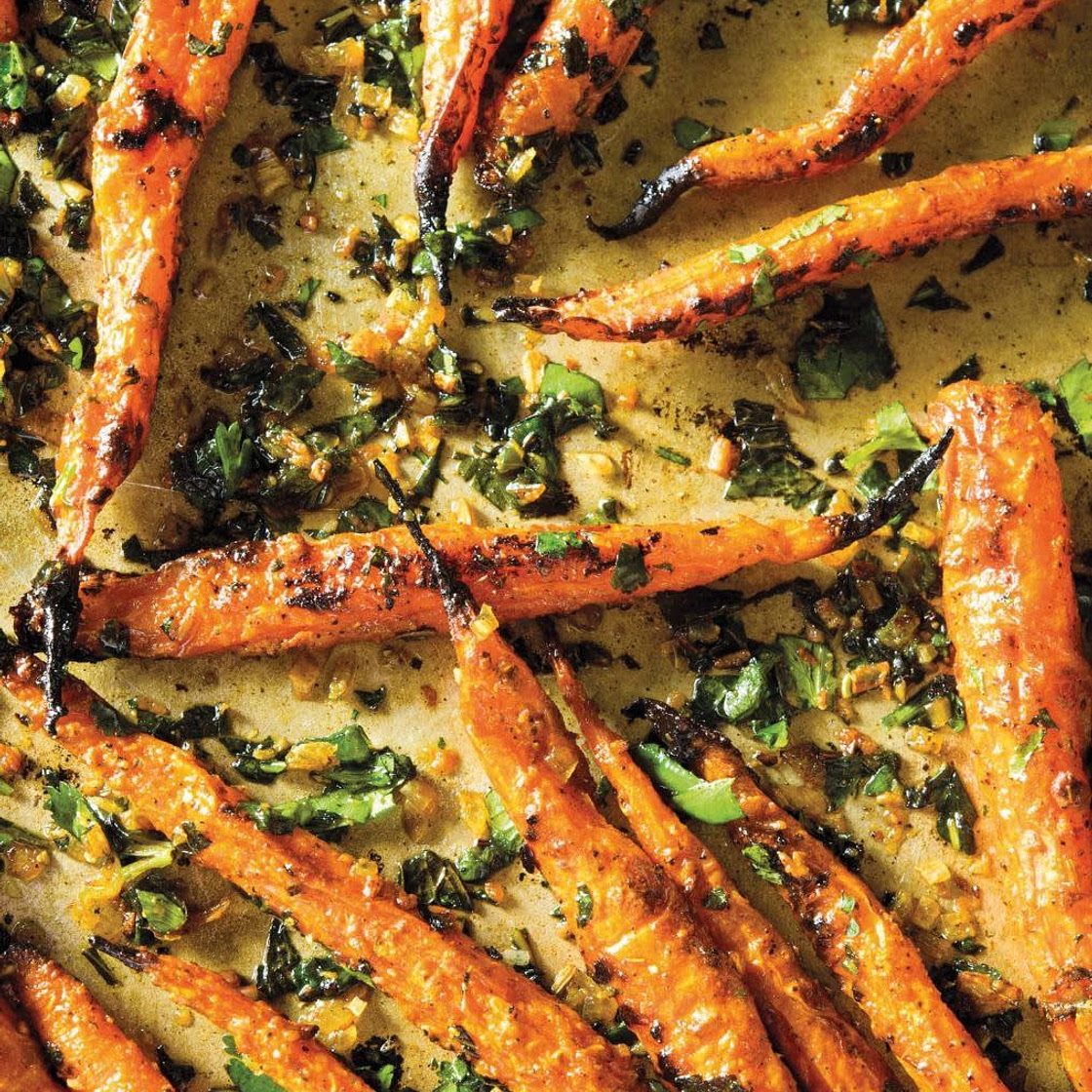 Yogurt-Roasted Carrots with Warm Spices