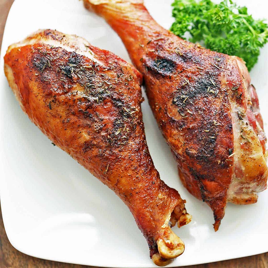 Baked Turkey Drumstick