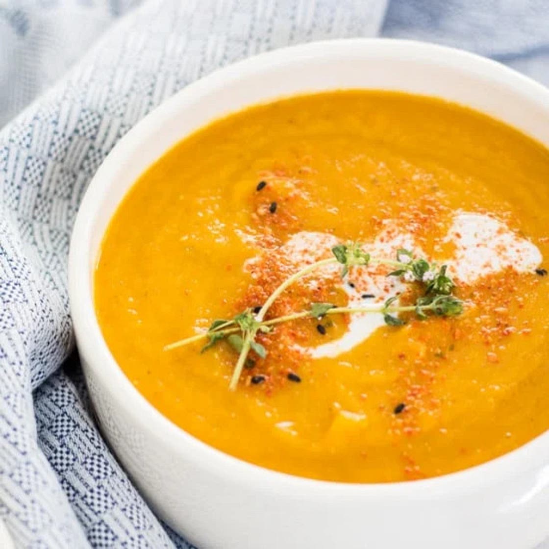 Creamy Pumpkin-Carrot Soup