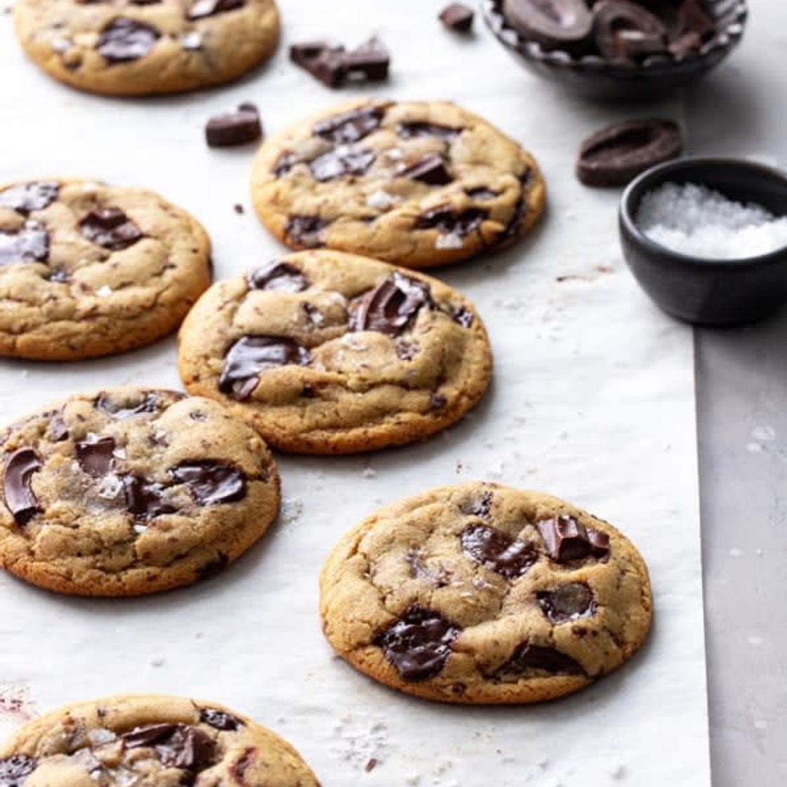 Olive Oil & Sea Salt Chocolate Chip Cookie