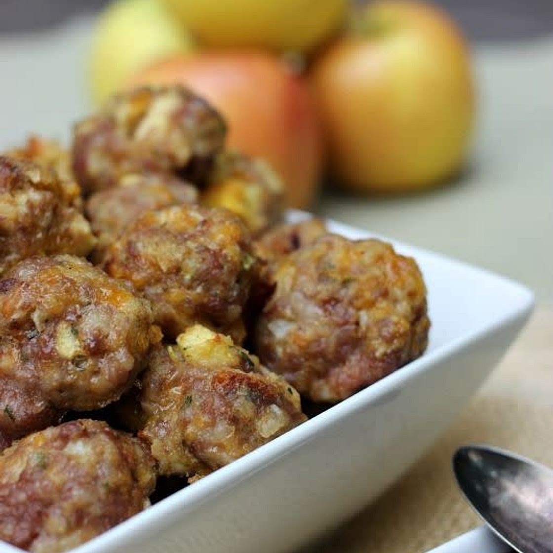 Pork & Apple Meatballs