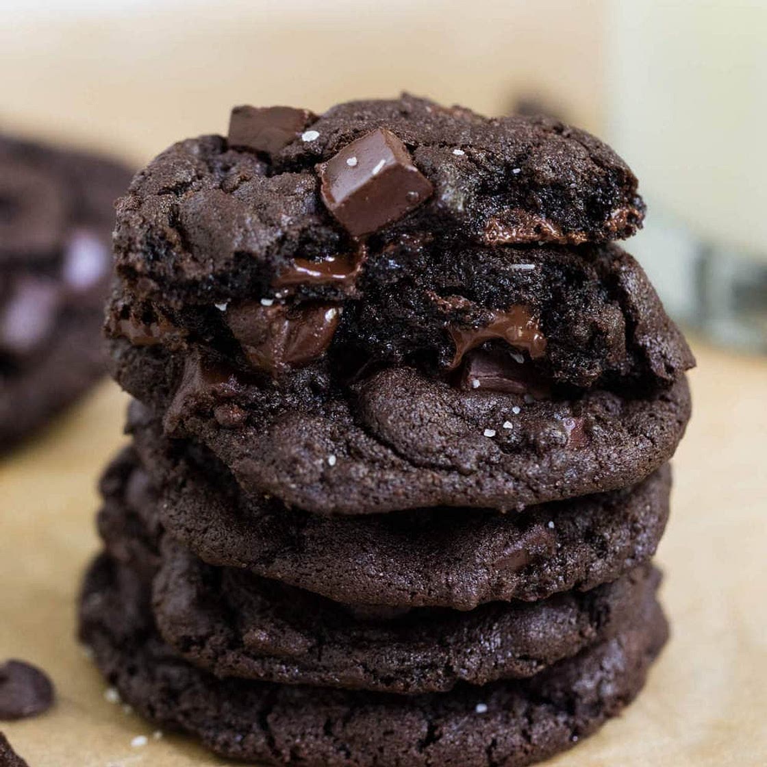 Triple Chocolate Chip Cookies