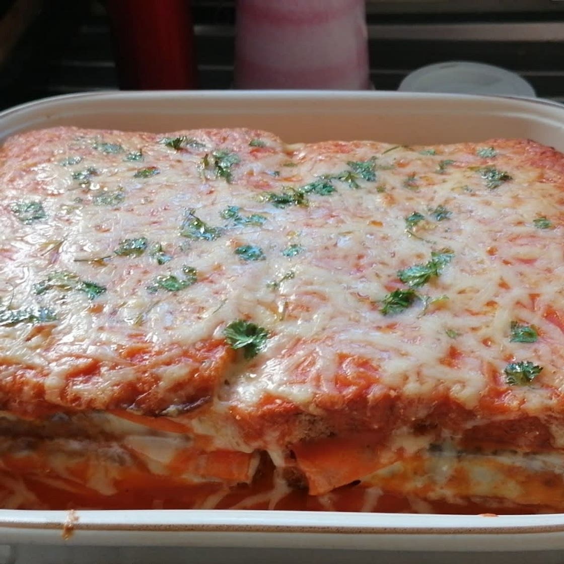 Cheese Toastie Soup Lasagne