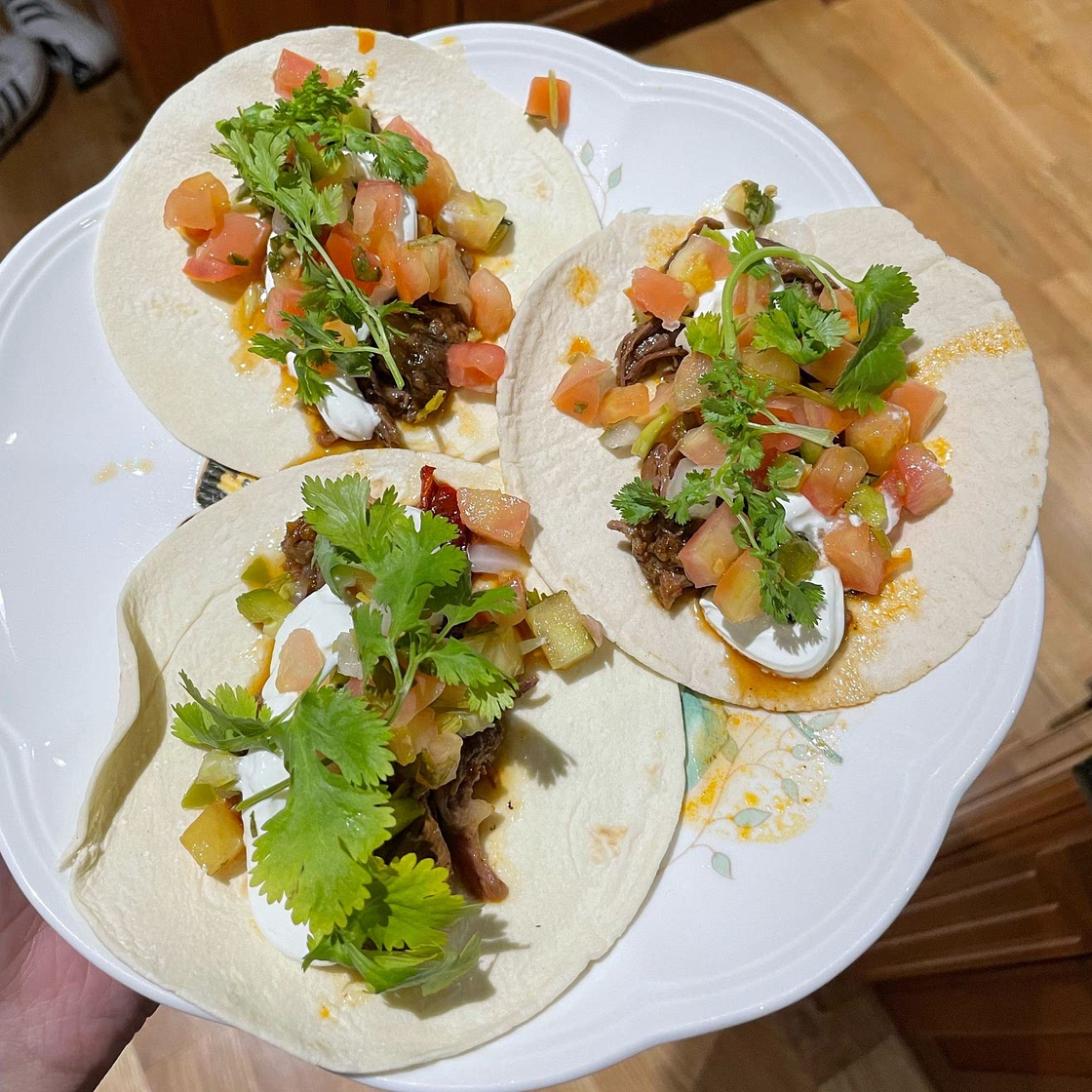 Chipotle Beer Braised Beef Tacos
