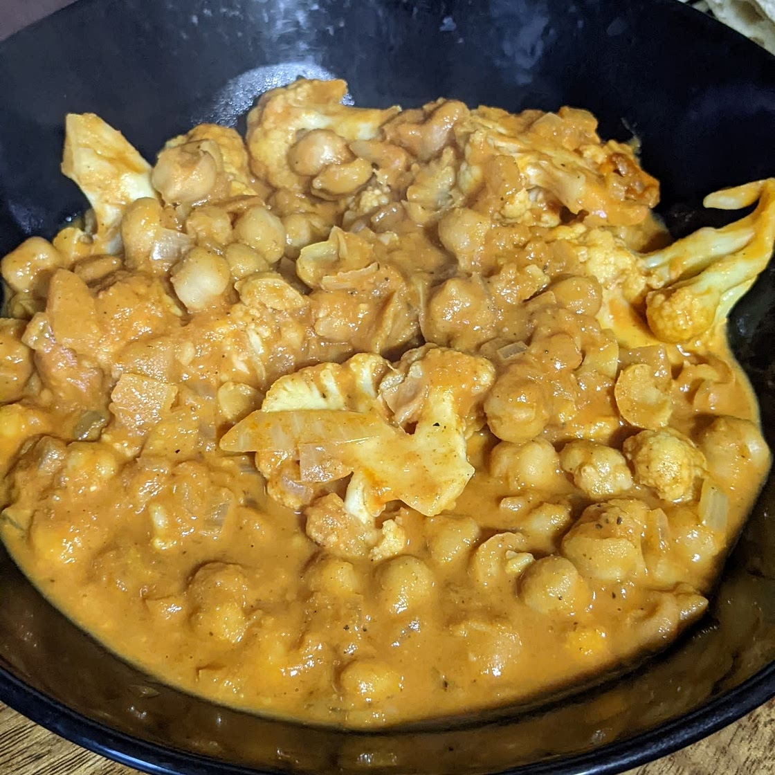 Cauliflower and Chickpea Masala