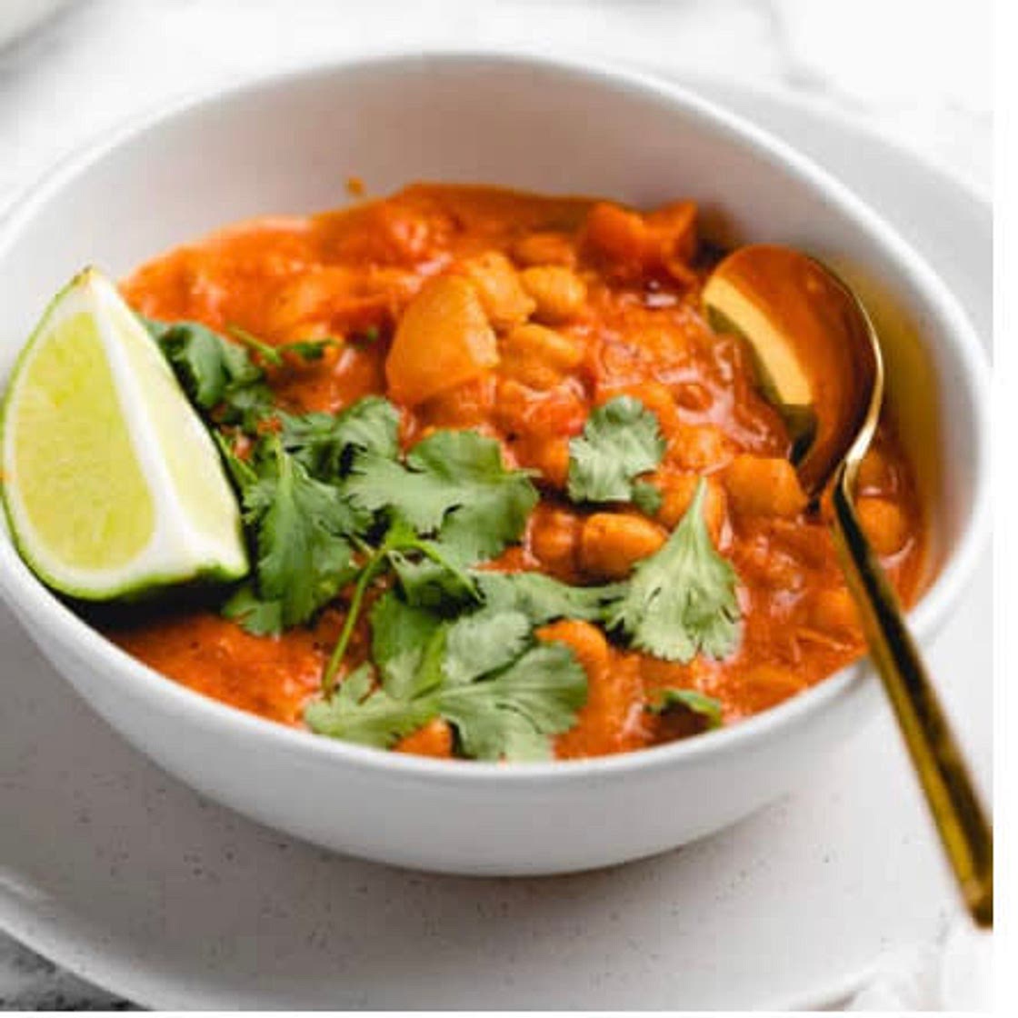 Creamy Coconut Chickpea Curry - Jessica in the Kitchen
