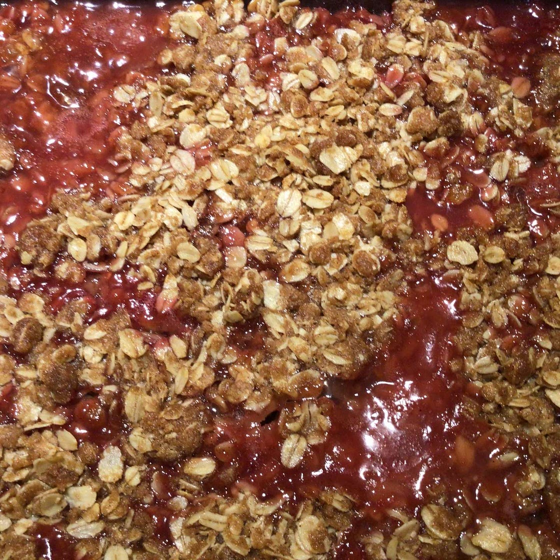 Rhubarb Crisp