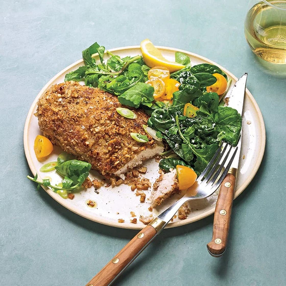 Pecan Crusted Buttermilk Chicken