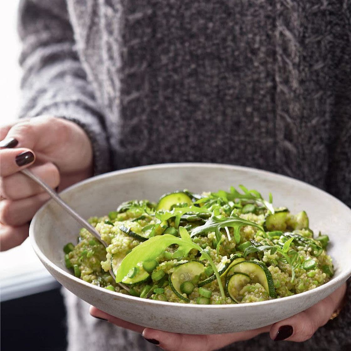 GREEN QUINOA RISOTTO