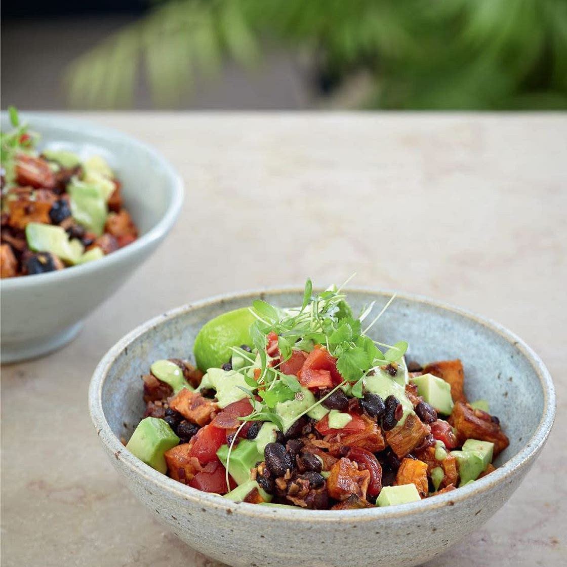 SWEET POTATO & BLACK BEAN BOWL