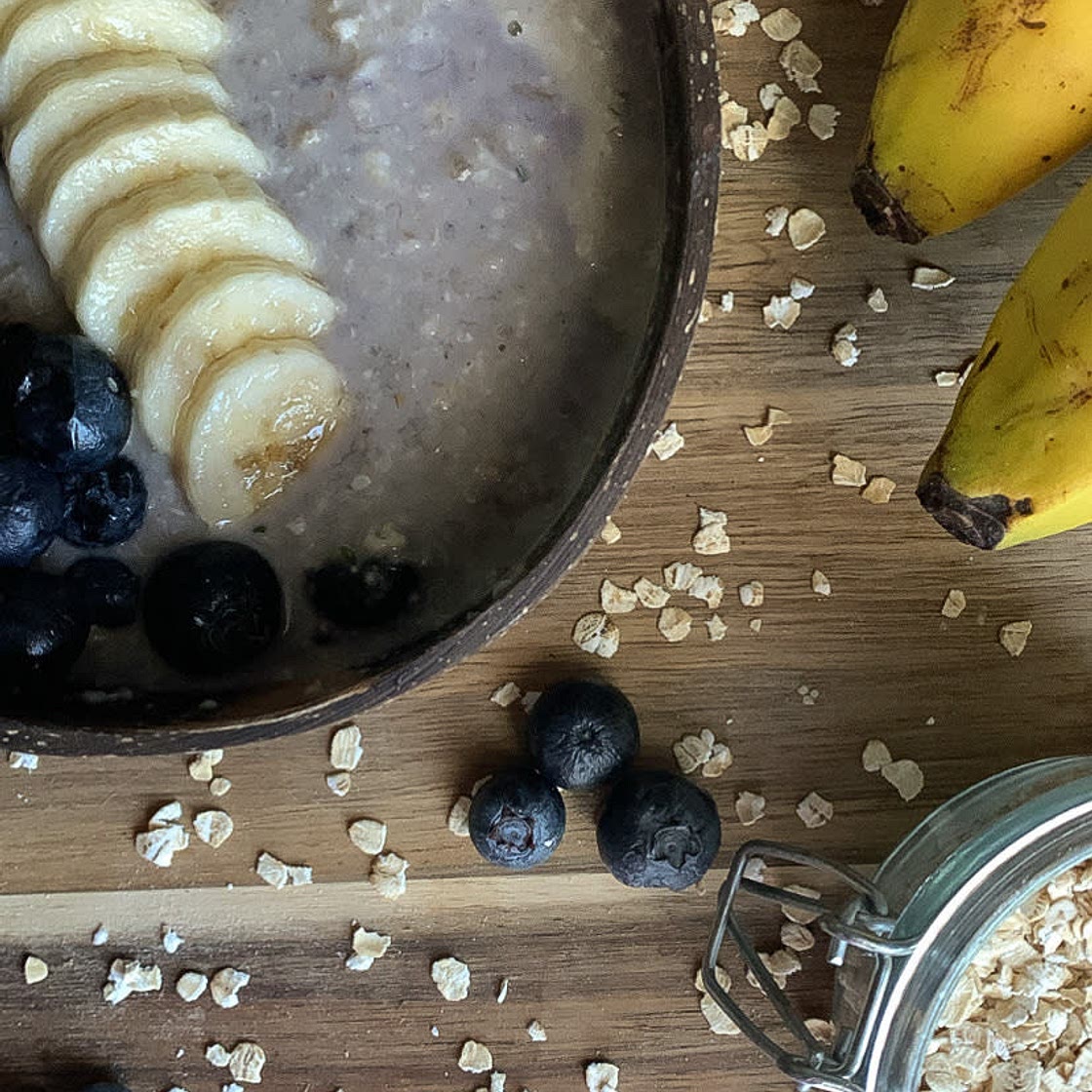 Blueberry Banana Overnight Oats