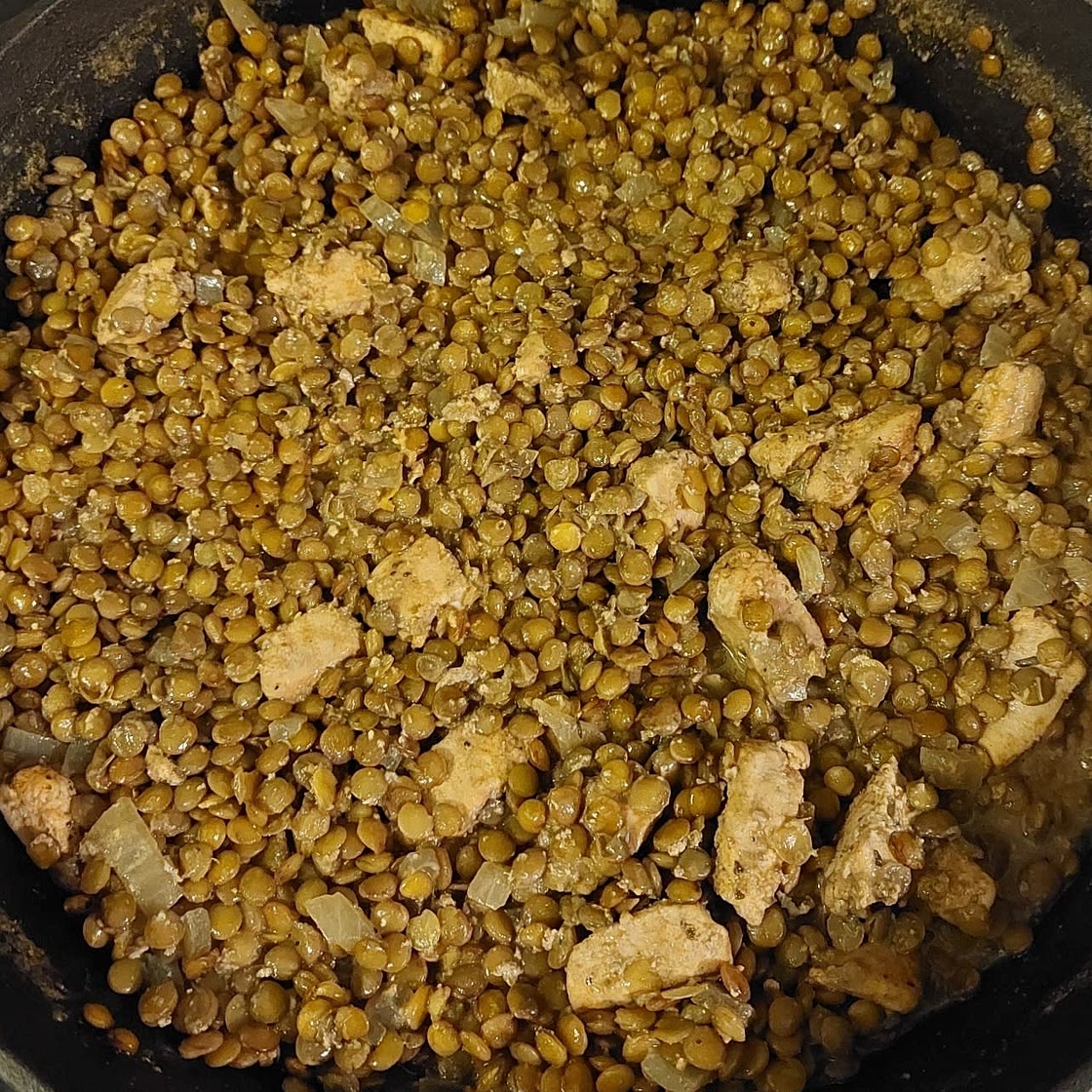One Pot Chicken And Lentil Stew
