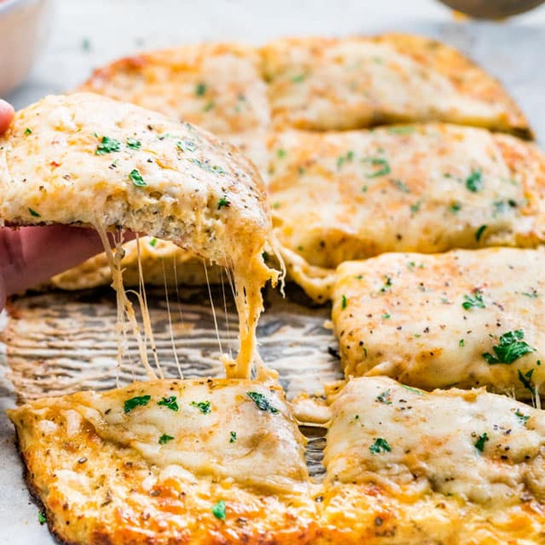 Cheesy Cauliflower Breadsticks