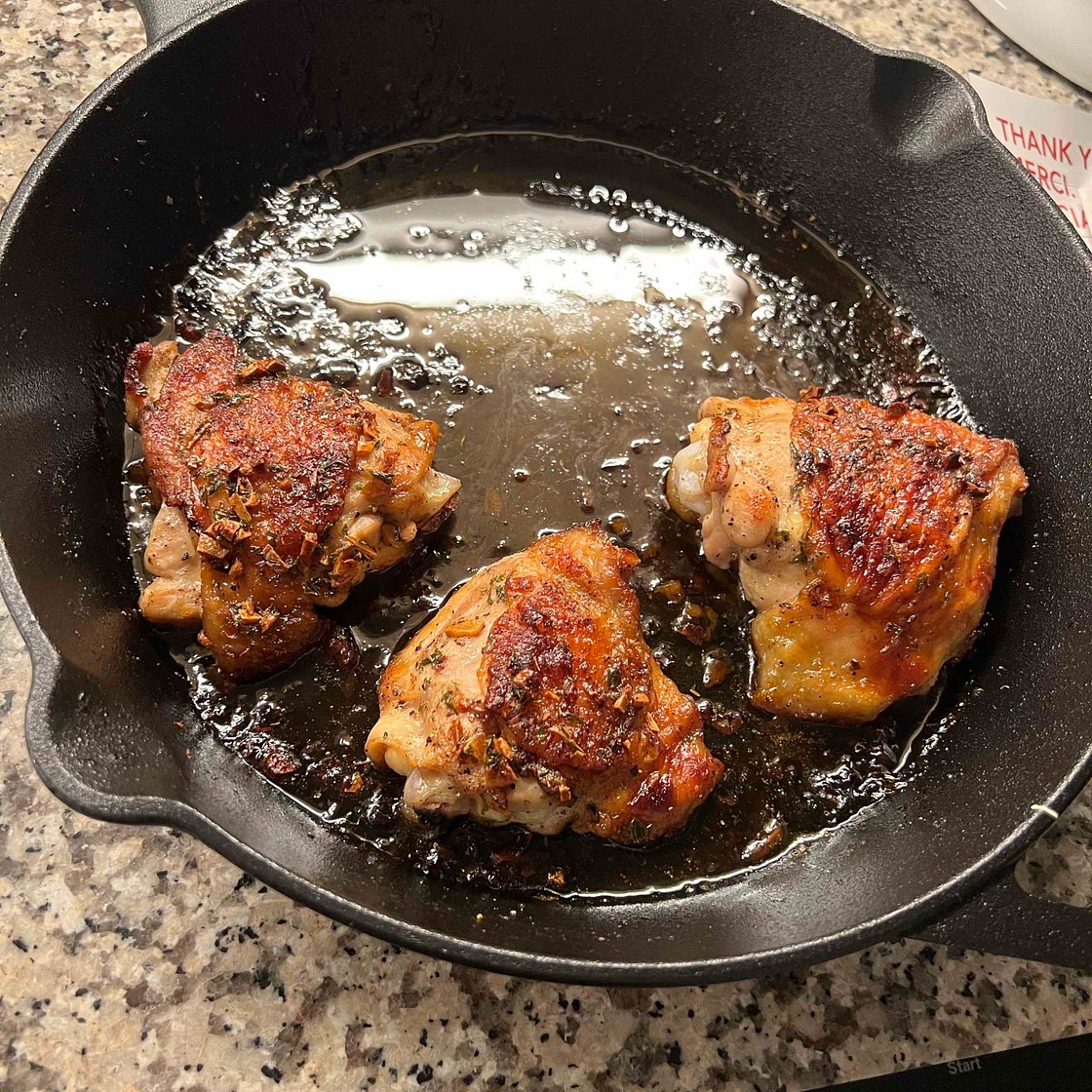 Brown Sugar Chicken Thighs