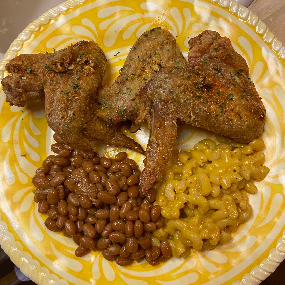 Crispy party wings 
