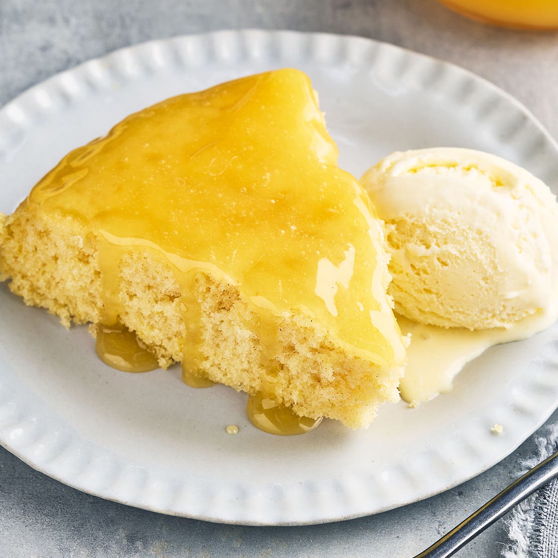 Fastest ever lemon pudding