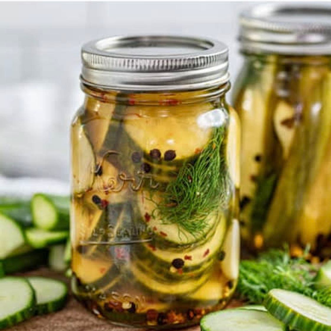 Easy Overnight Refrigerator Pickles