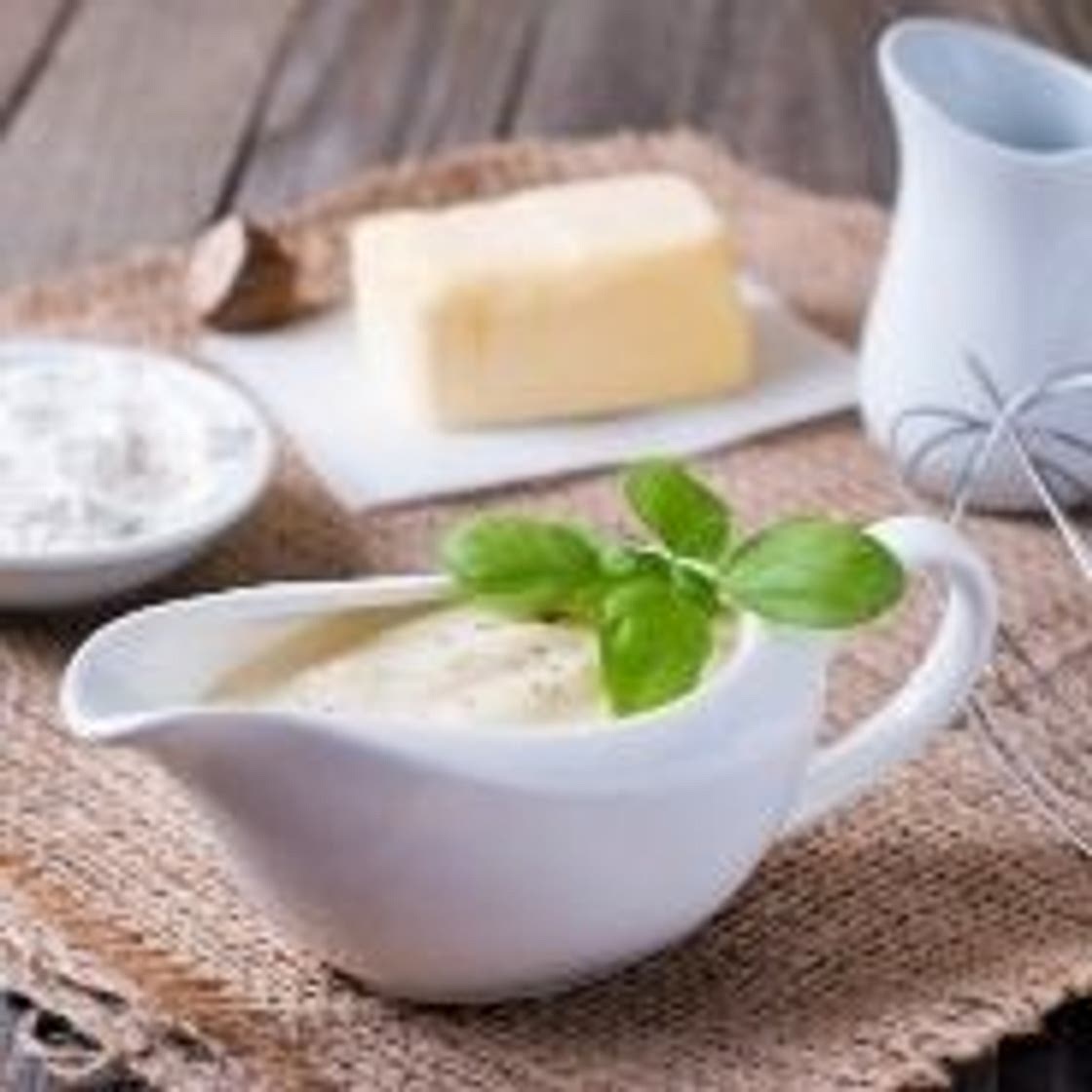 White sauce in microwave