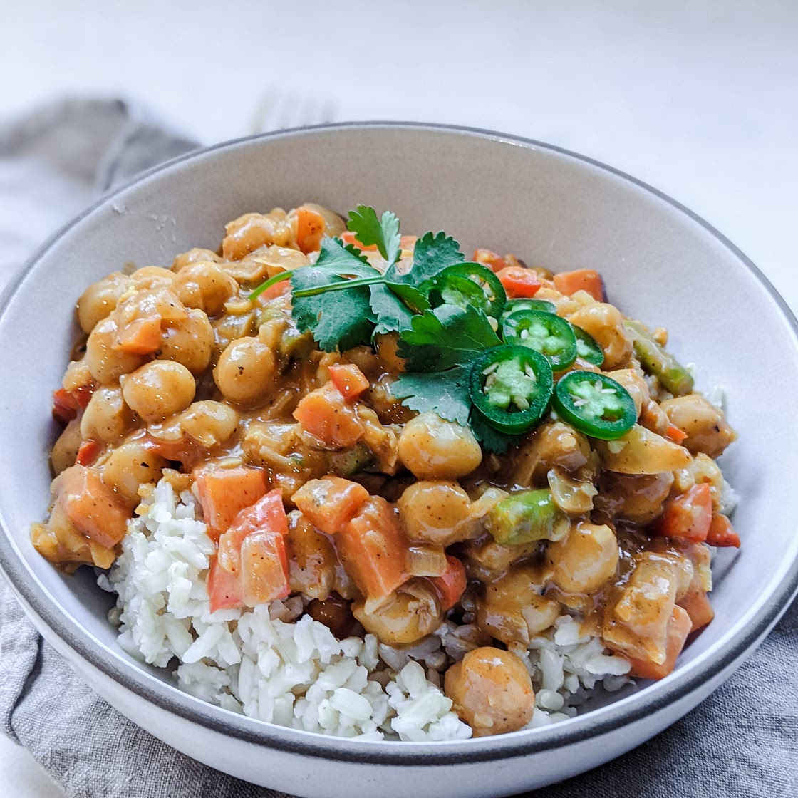 Easy chickpea curry