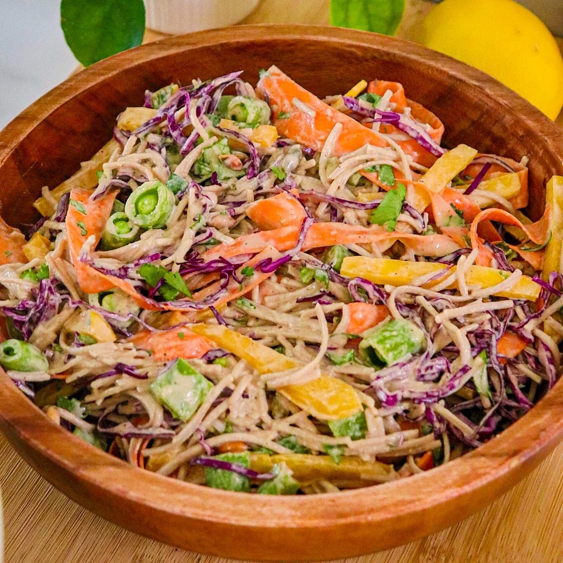 Rainbow Soba Noodle Salad (for skin health)