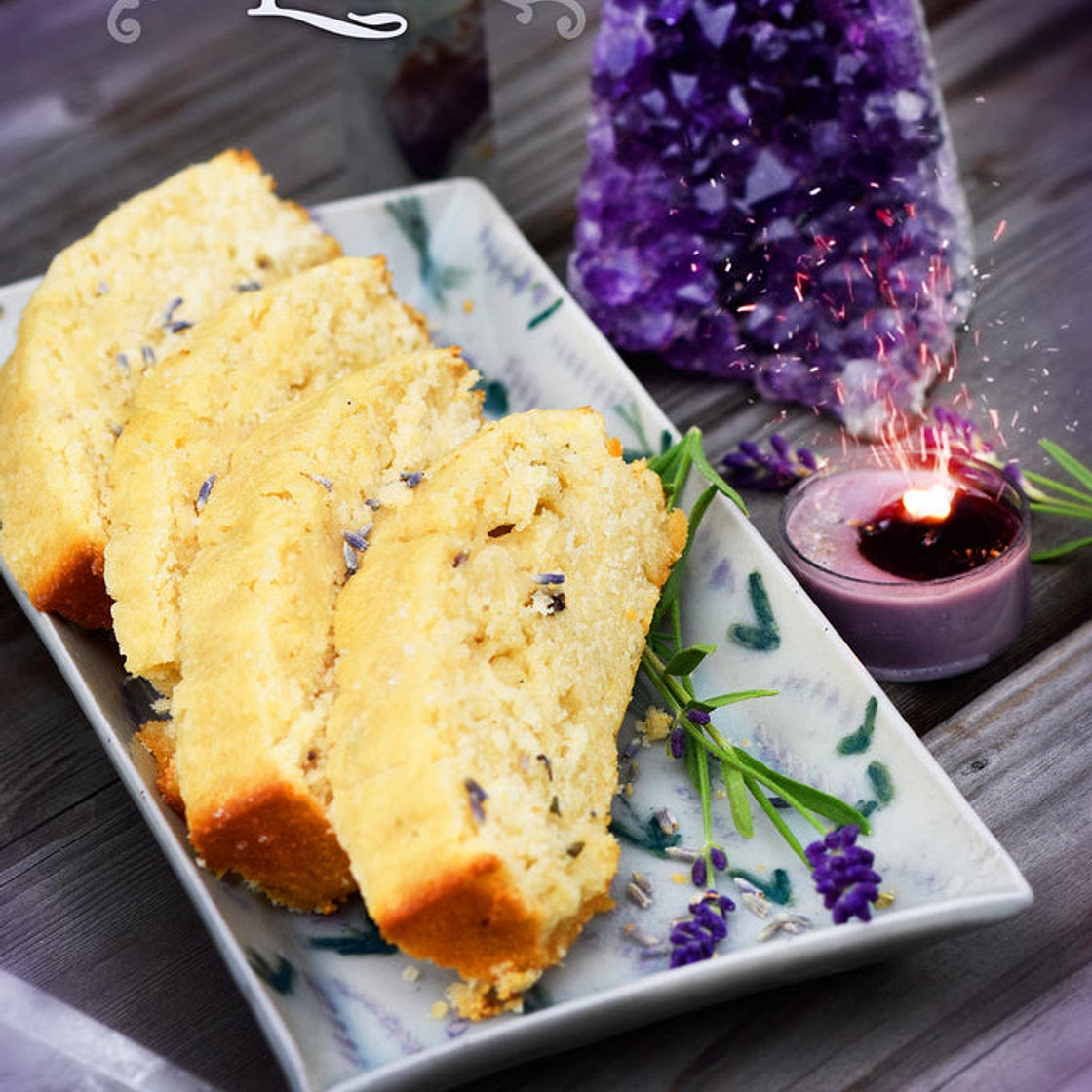 Lemon Lavender Loaf For Joy & Vibrancy. Summer Kitchen Witch