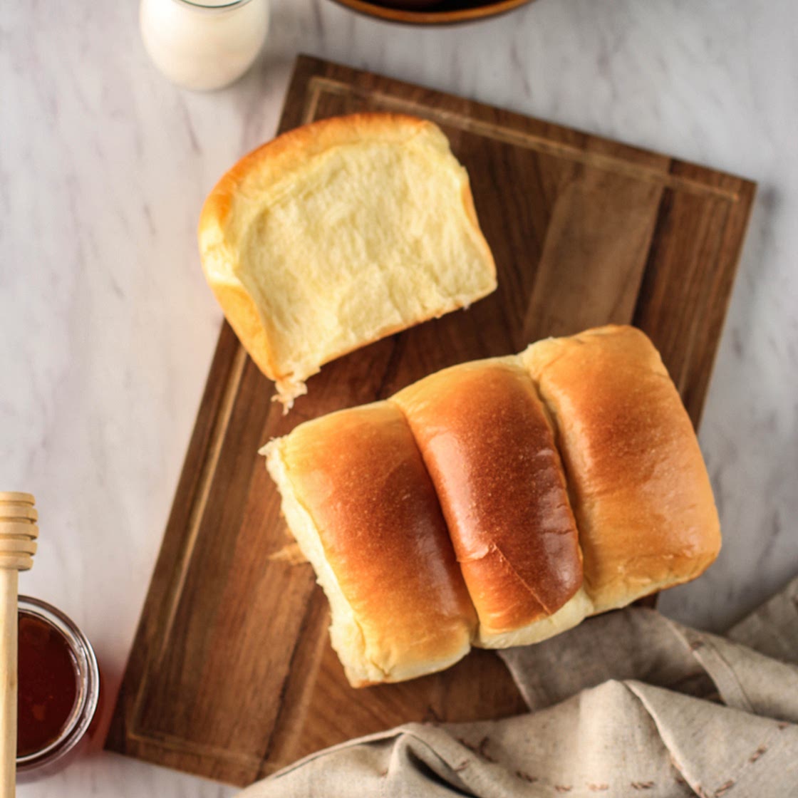 Easy Sweet Milk Bread Recipe (Soft and Fluffy)
