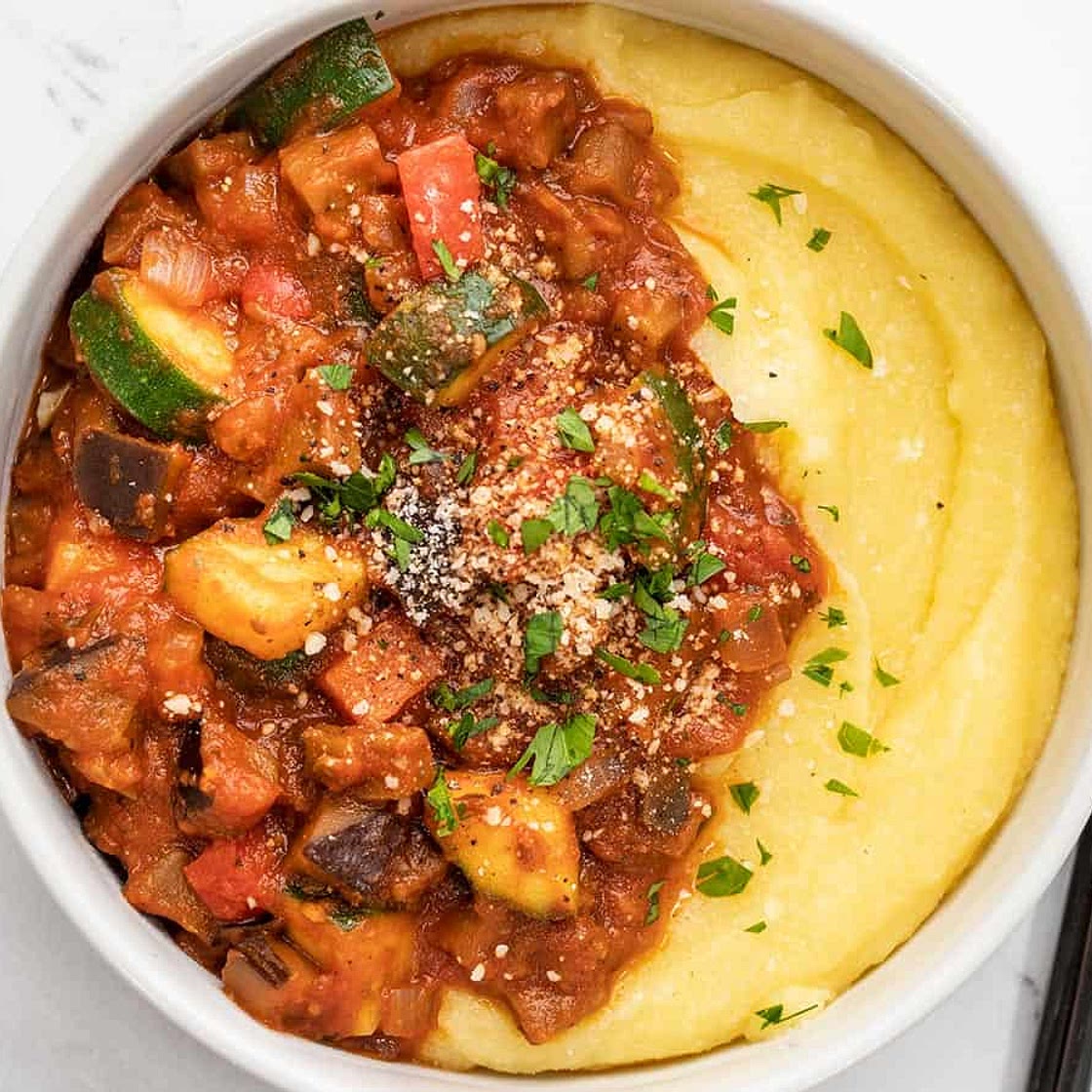 Summer Vegetables in Red Sauce