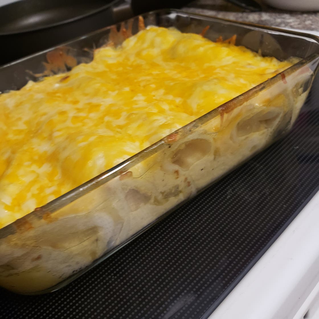 Green Chili Chicken Enchiladas