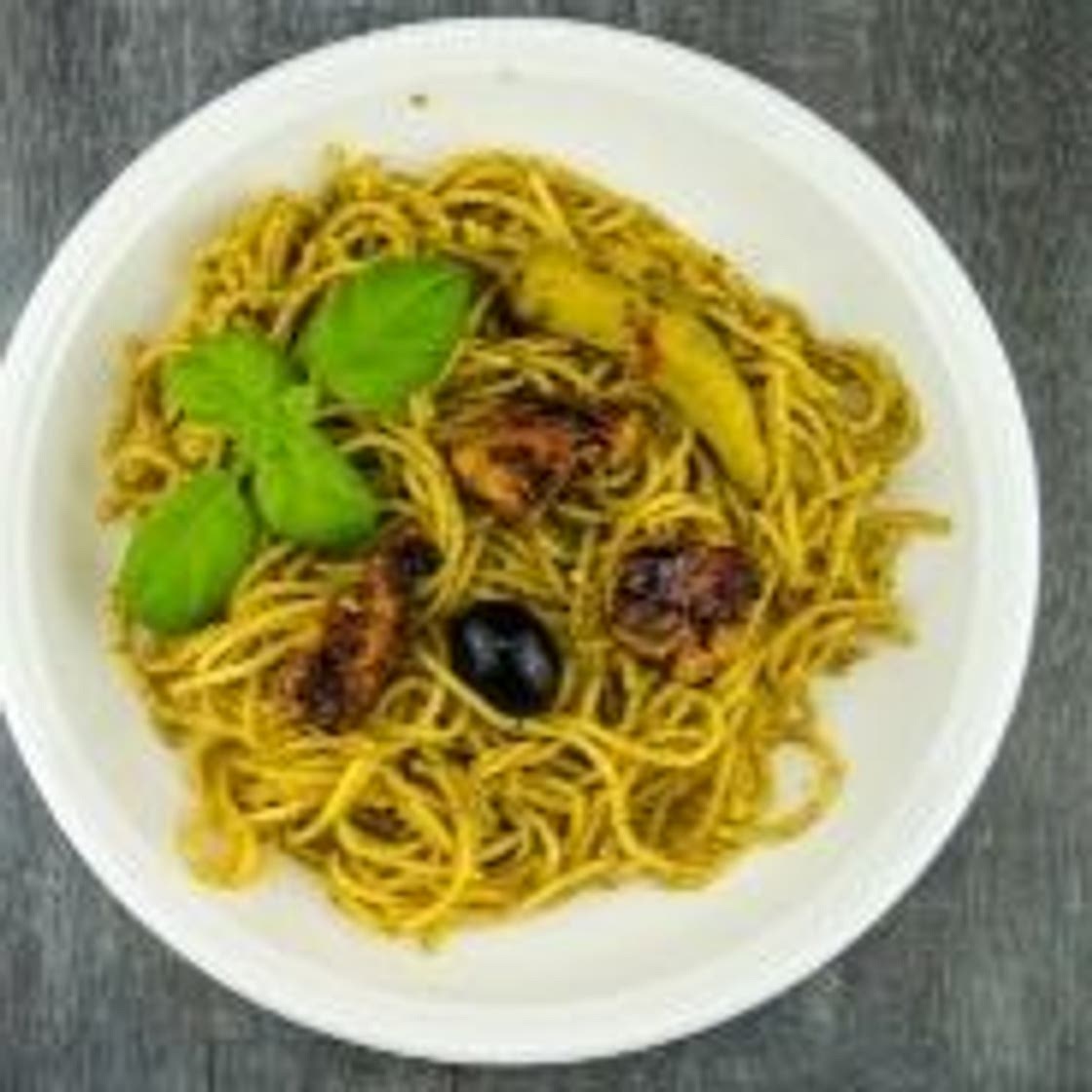Green Spaghetti with Poblano Chili Recipe