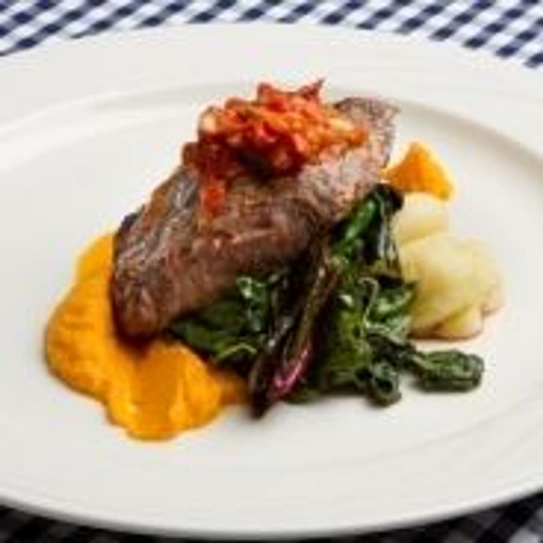 Baked Florentine steak