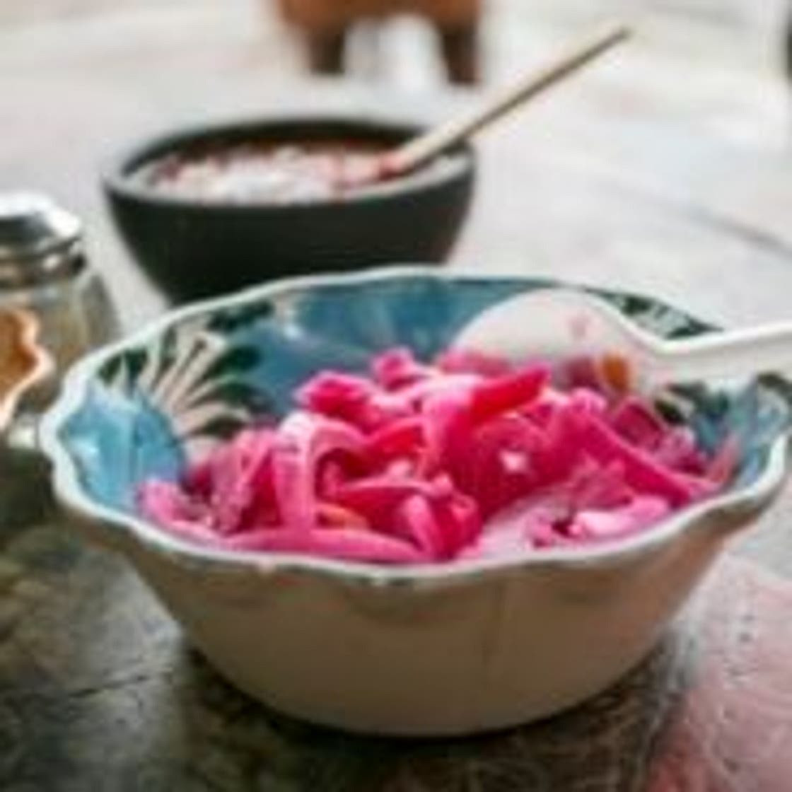 Pickled purple onions