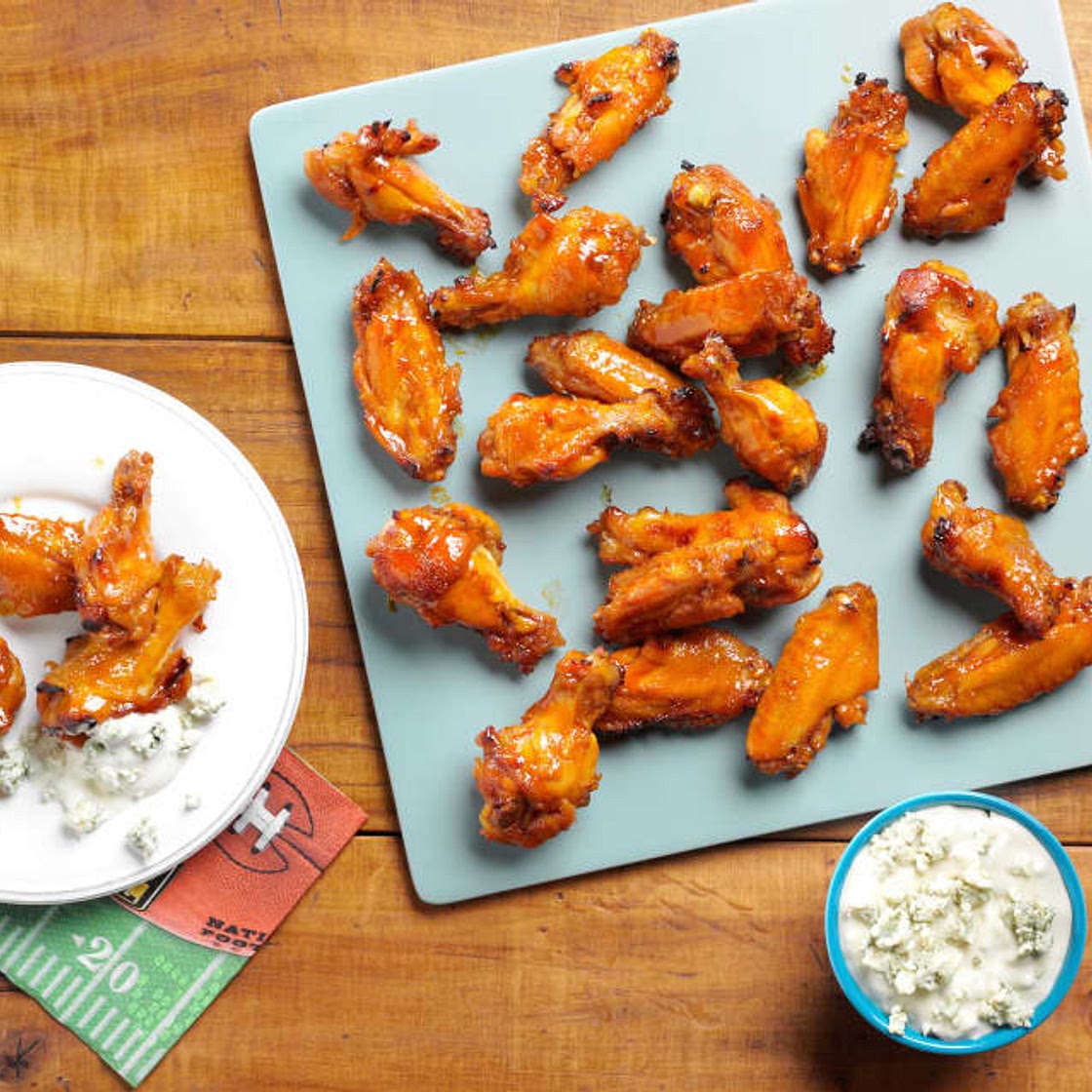 Bourbon-Glazed Chicken Wings