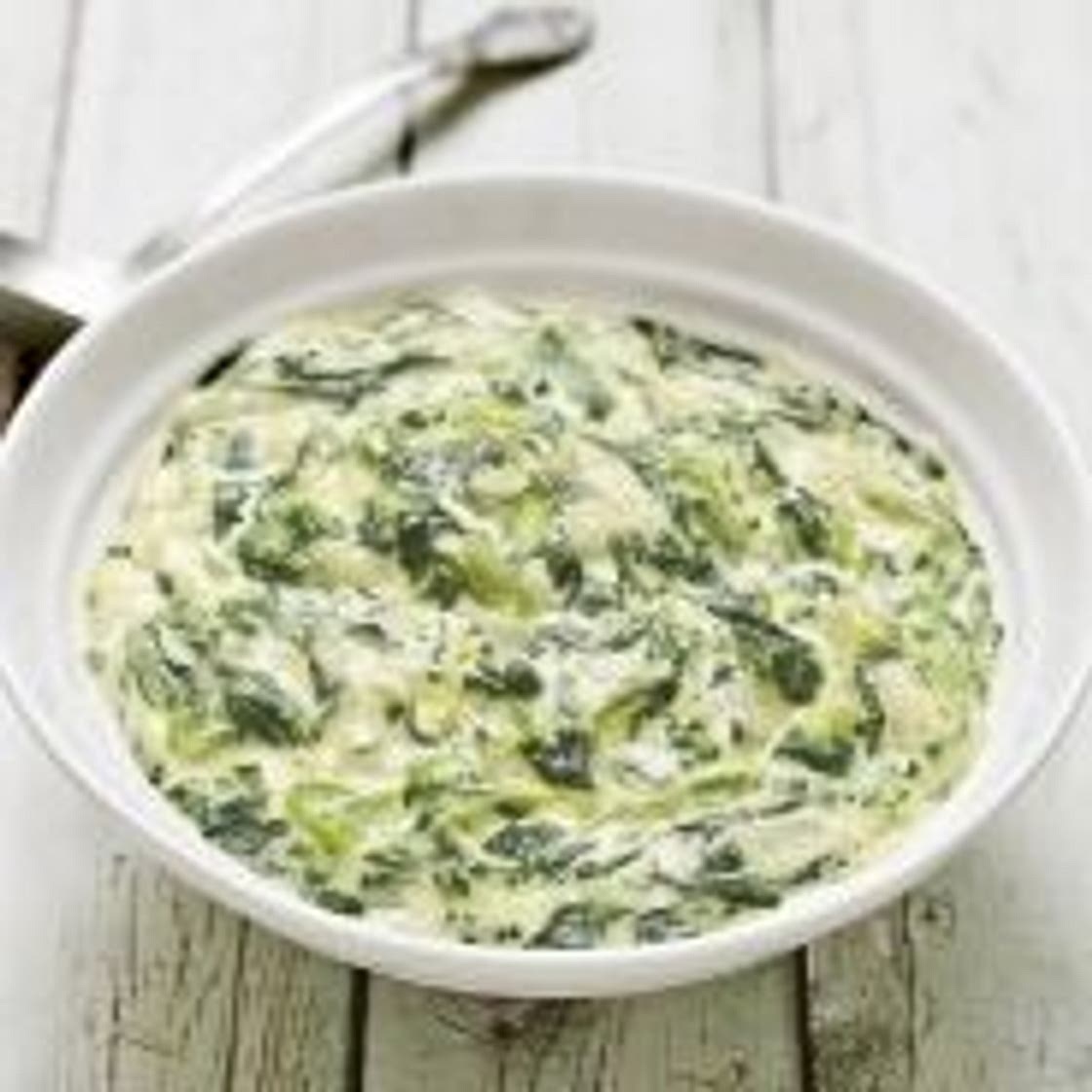 Chilean cream spinach