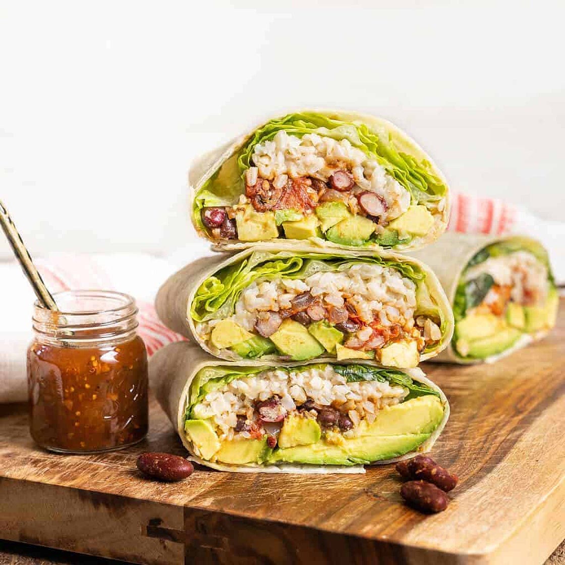 Bean and Rice Burrito