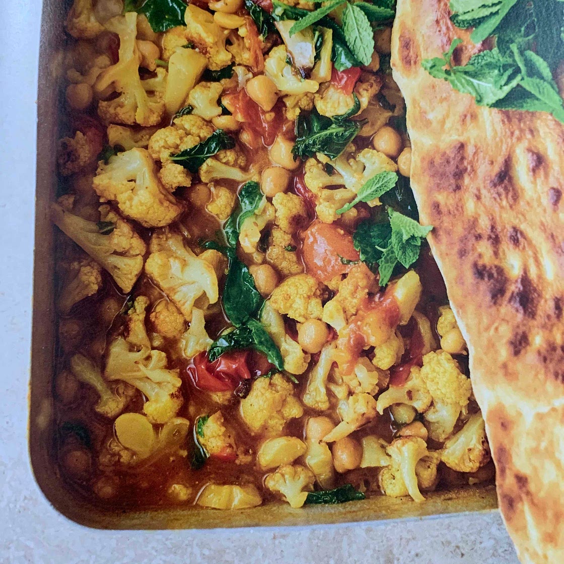 Cauliflower and Chickpea curry
