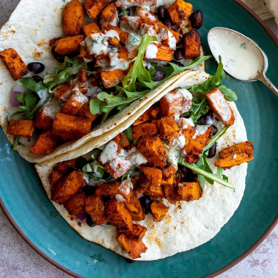 Sweet Potato Black Bean Tacos