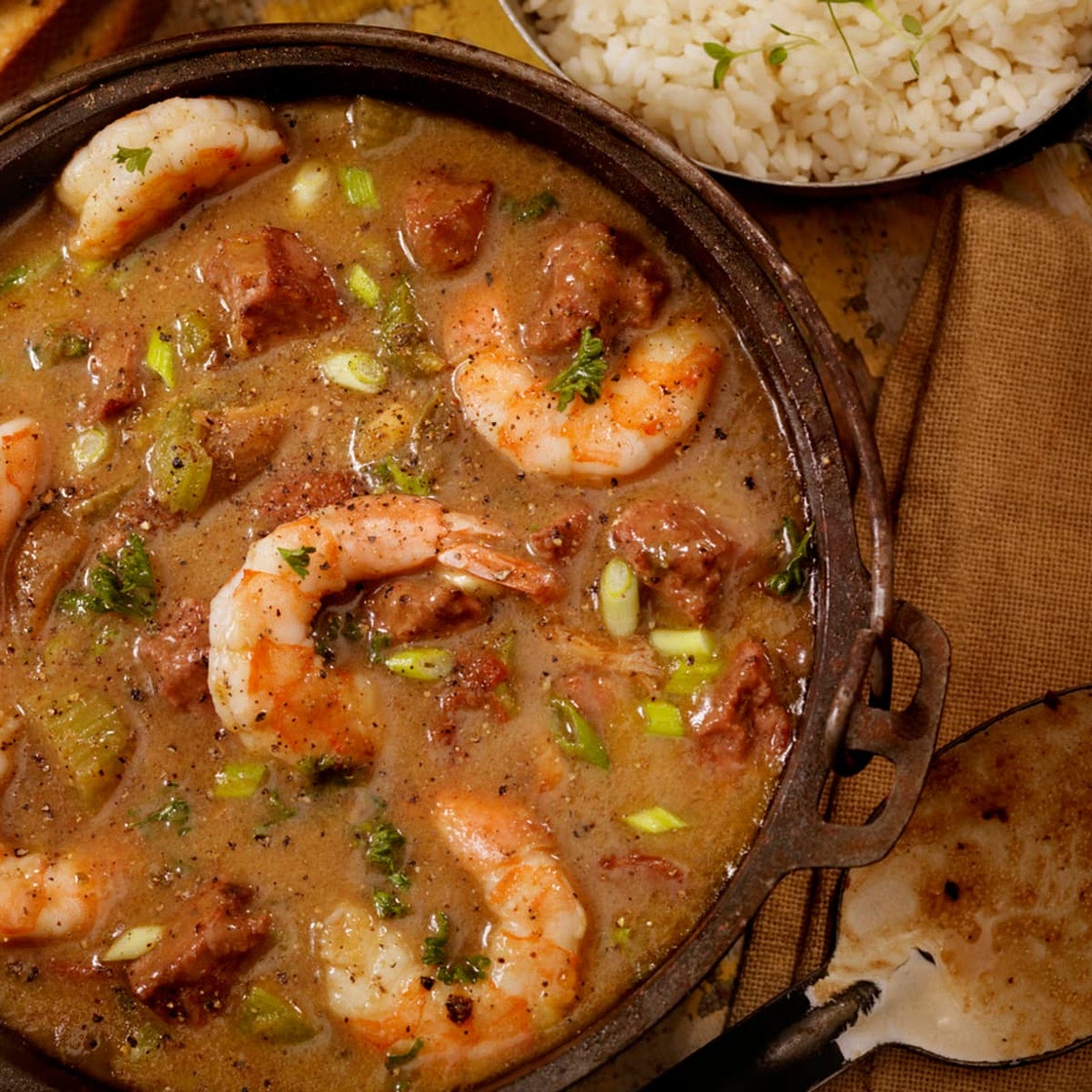 Big Easy Bash: Celebrate Mardi Gras At Home with Shrimp and Sausage Gumbo